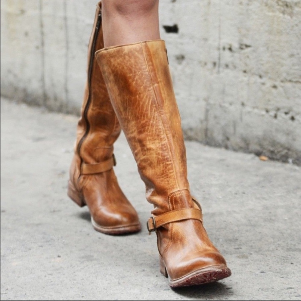 NWT-Bed Stu GLAYE Vintage Leather Riding Boot 8.5